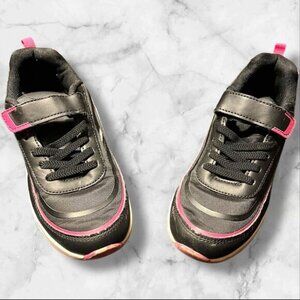 Fuse 53 Black & Pink Girls Athletic‎ Sneakers Size 1